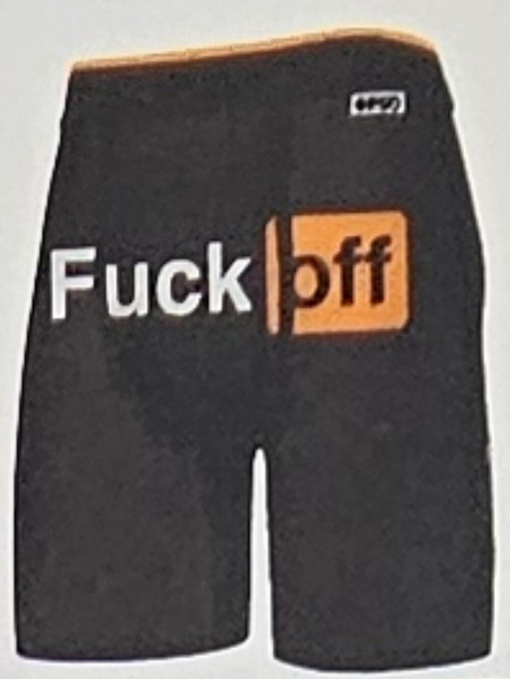 Psd *uck Off Print Boxer Briefs Mens Size Small